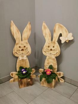 Hasen + Blumen = der Frühling kann kommen