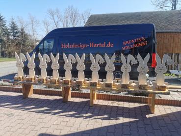 Hasen + Blumen = der Frühling kann kommen