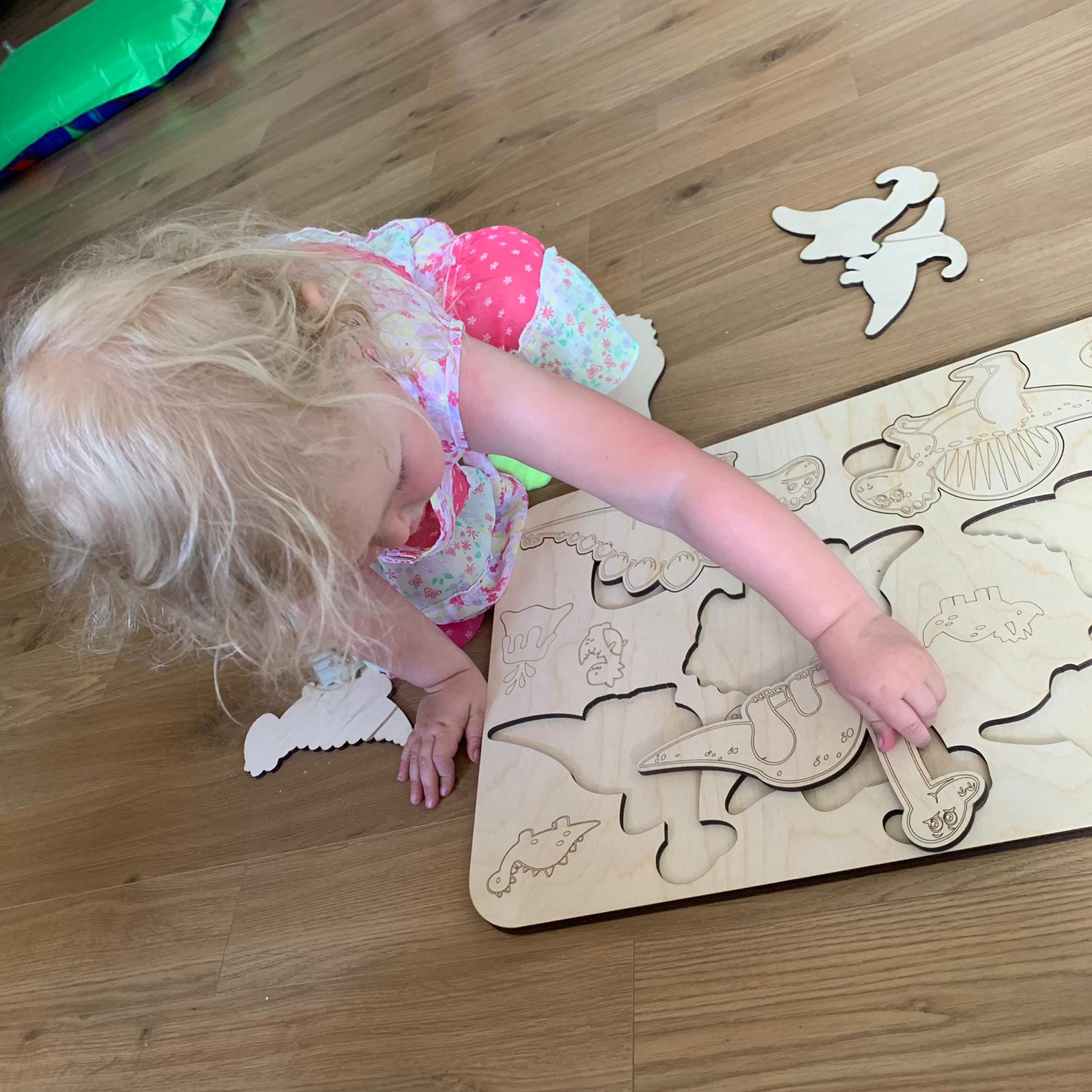 Holzpuzzle heftig Dinosaurier Puzzle Lernspiele für Erwachsene Kinder Geschenke 