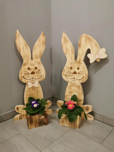Hasen + Blumen = der Frühling kann kommen
