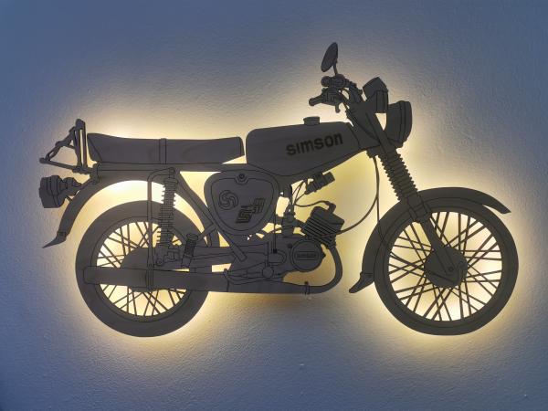 Simson S51 Wandbild