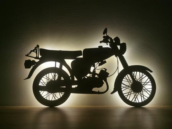 Simson S51 Wandbild