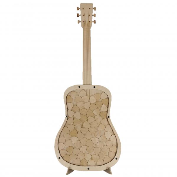Gästebuch Gitarre Holzdesign-Hertel Plektren